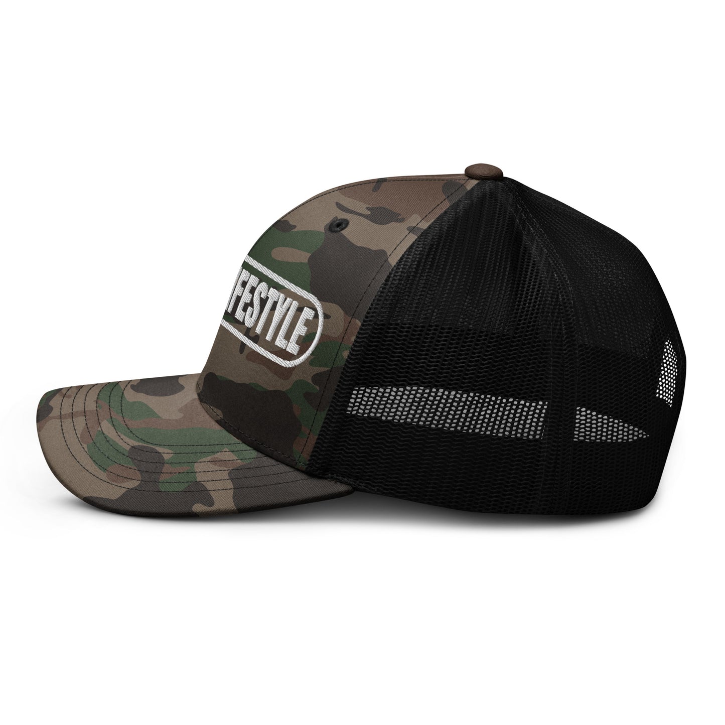 Alaska Lifestyle Camouflage Trucker Hat