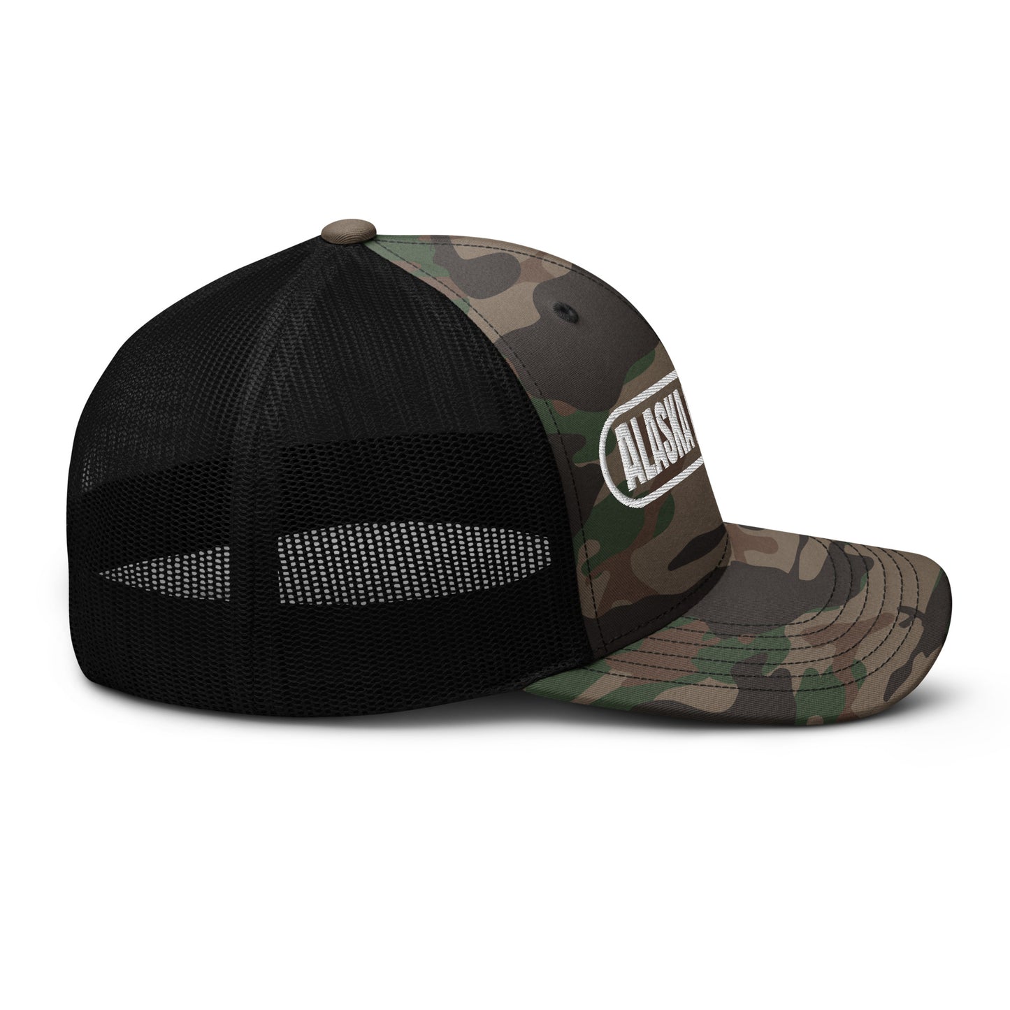 Alaska Lifestyle Camouflage Trucker Hat