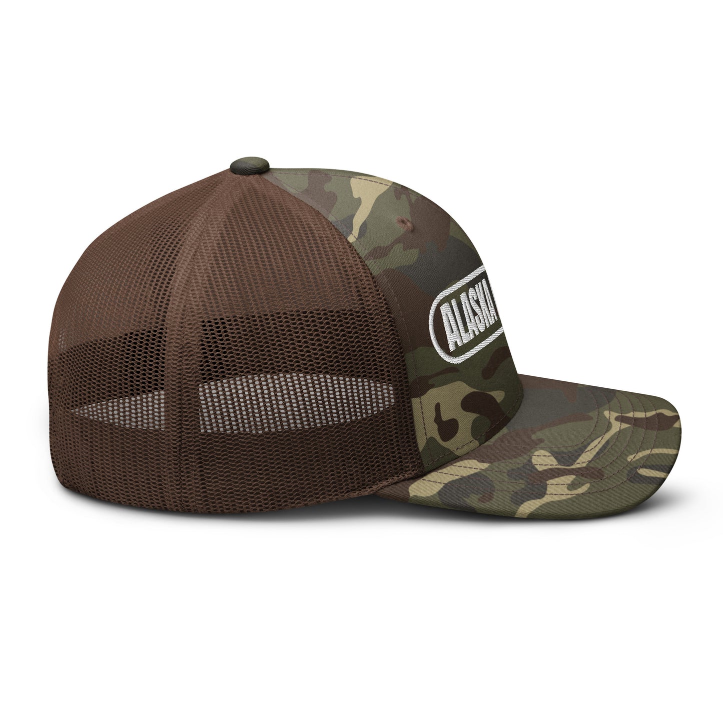 Alaska Lifestyle Camouflage Trucker Hat