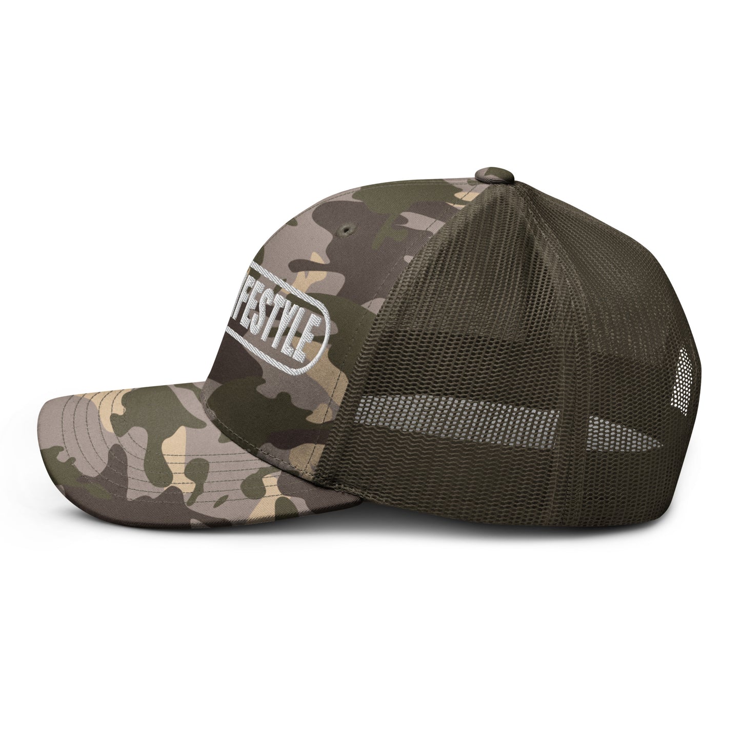 Alaska Lifestyle Camouflage Trucker Hat