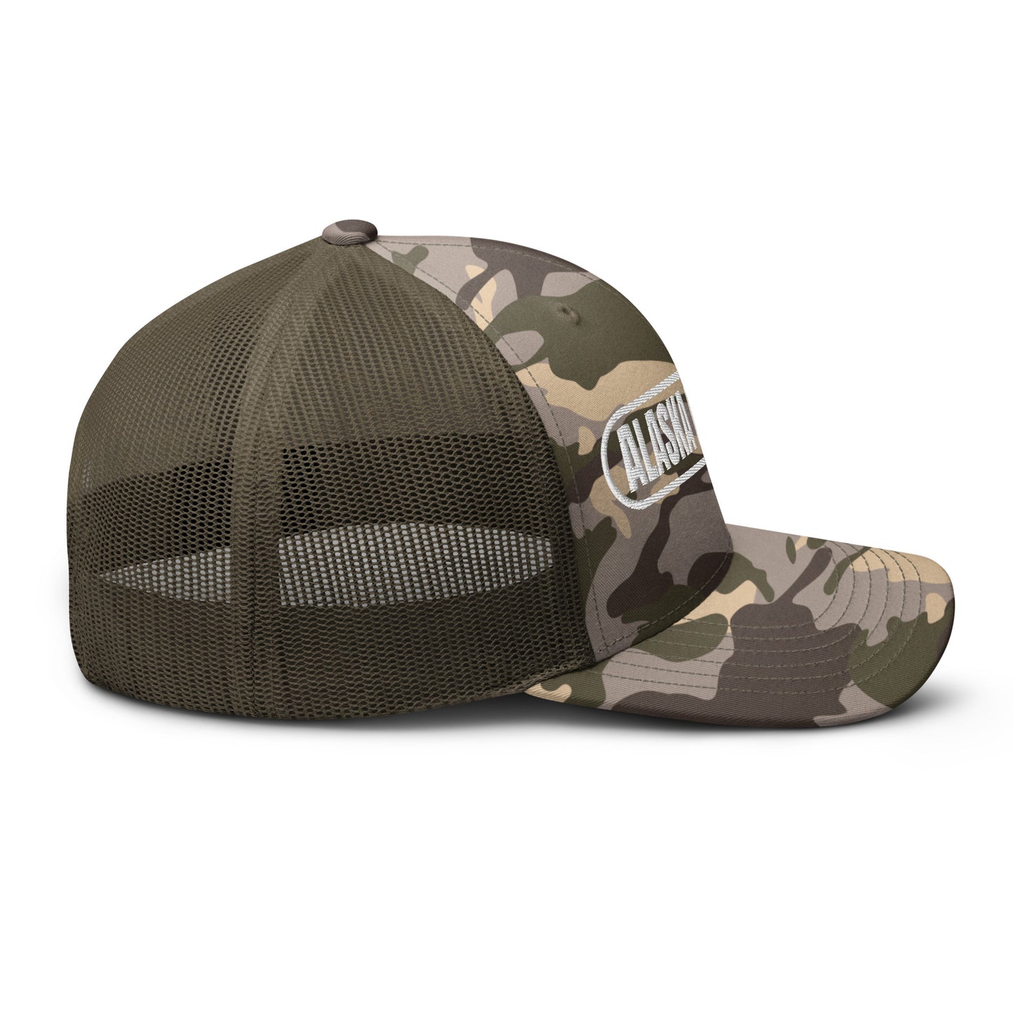 Alaska Lifestyle Camouflage Trucker Hat